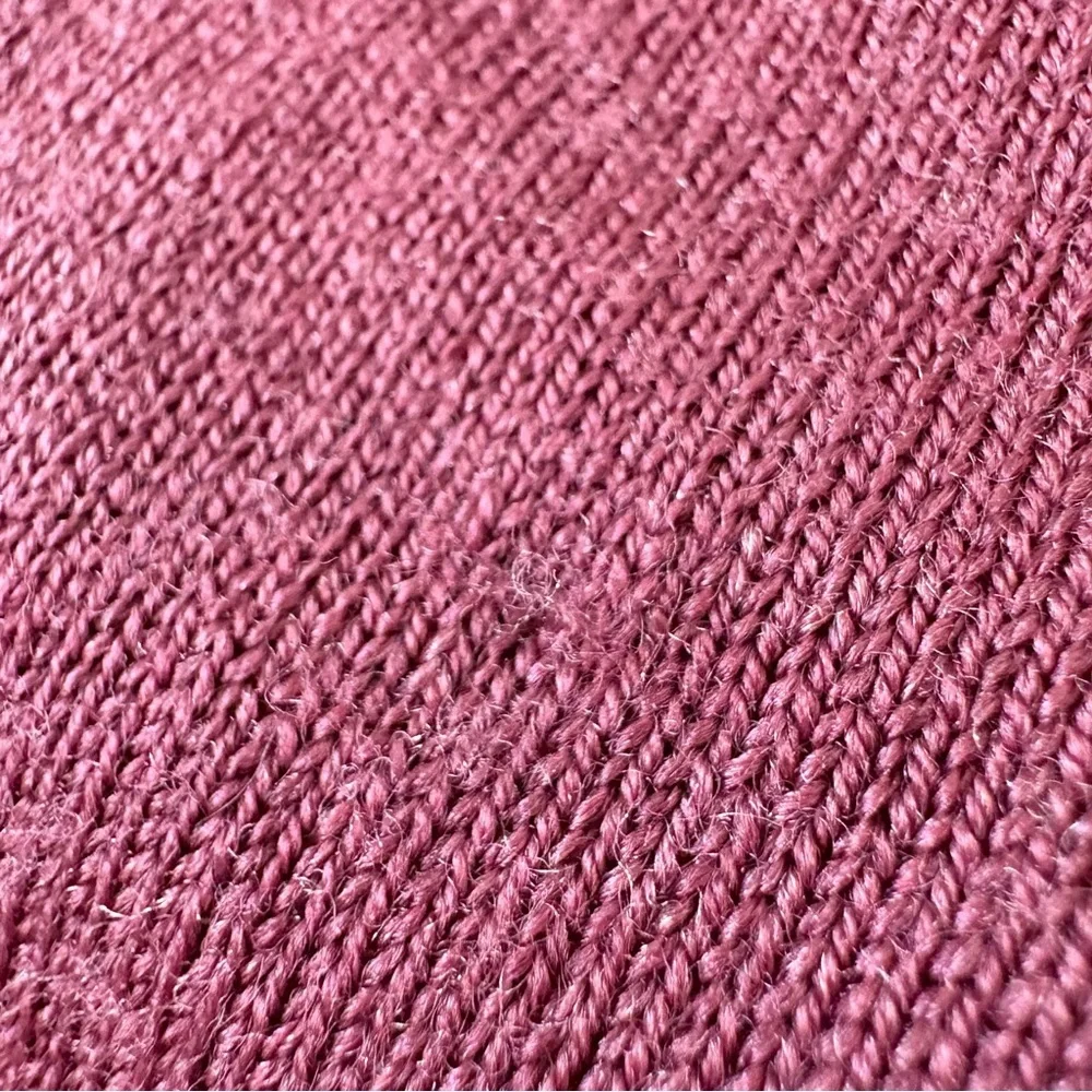 ORVIS Merino Wool Open Cardigan Women's Burgundy Purple Red Sweater L